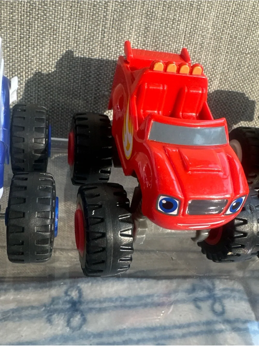 Three (3) Blaze & Monster Machines trucks